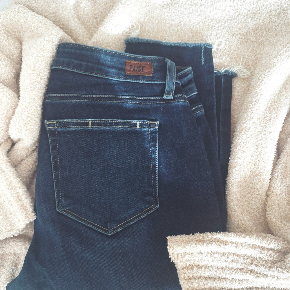 Paige Verdugo ankle raw hem jeans in Darton distressed - Picture 12 of 12